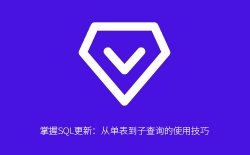 掌握SQL更新：从单表到子查询的使用技巧