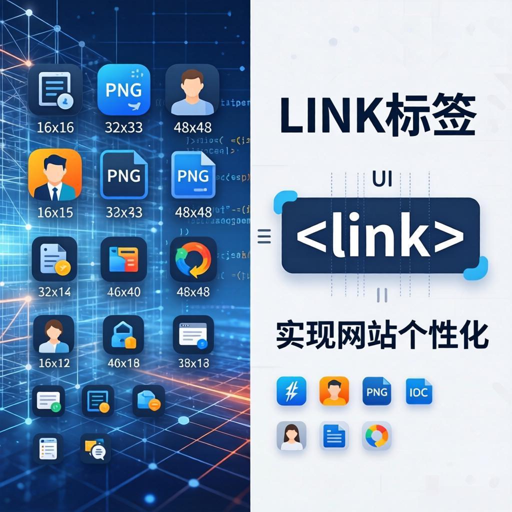 网页图标（Favicon）设置指南：用LINK标签打造网站个性标识